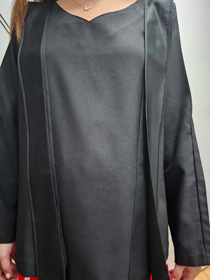 Black Formal Kashieca cold shoulder front tie top (Category: Longsleeves) located in Makati City. Submitted by s.mariae (Listing ID 1282345281, Image 2). Description: No flaws Good as new Versatile office/formal wear RFS: does not fit my mom anymore.