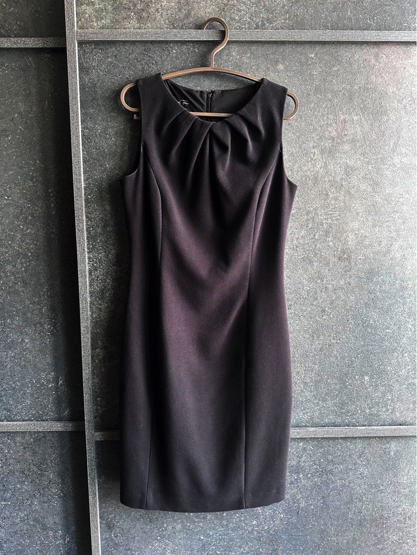 Mango suit dress black top