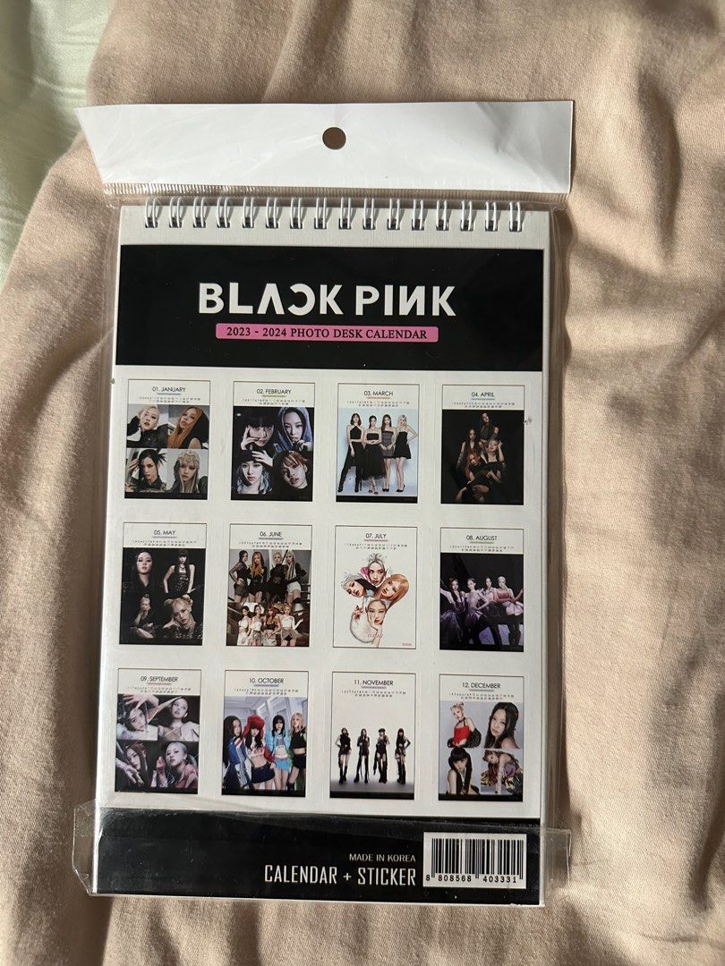 Blackpink 貼紙+2023 日曆, 興趣及遊戲, 收藏品及紀念品, 韓流- Carousell