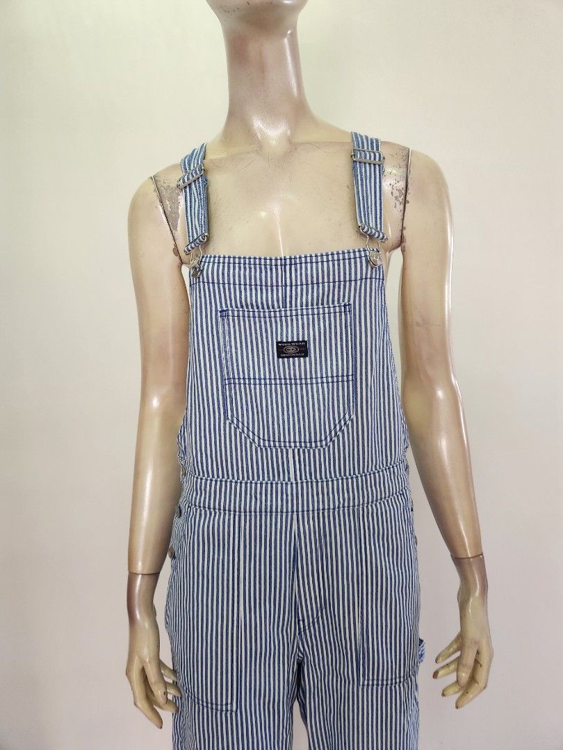 Striped jumpsuit h&m clearance