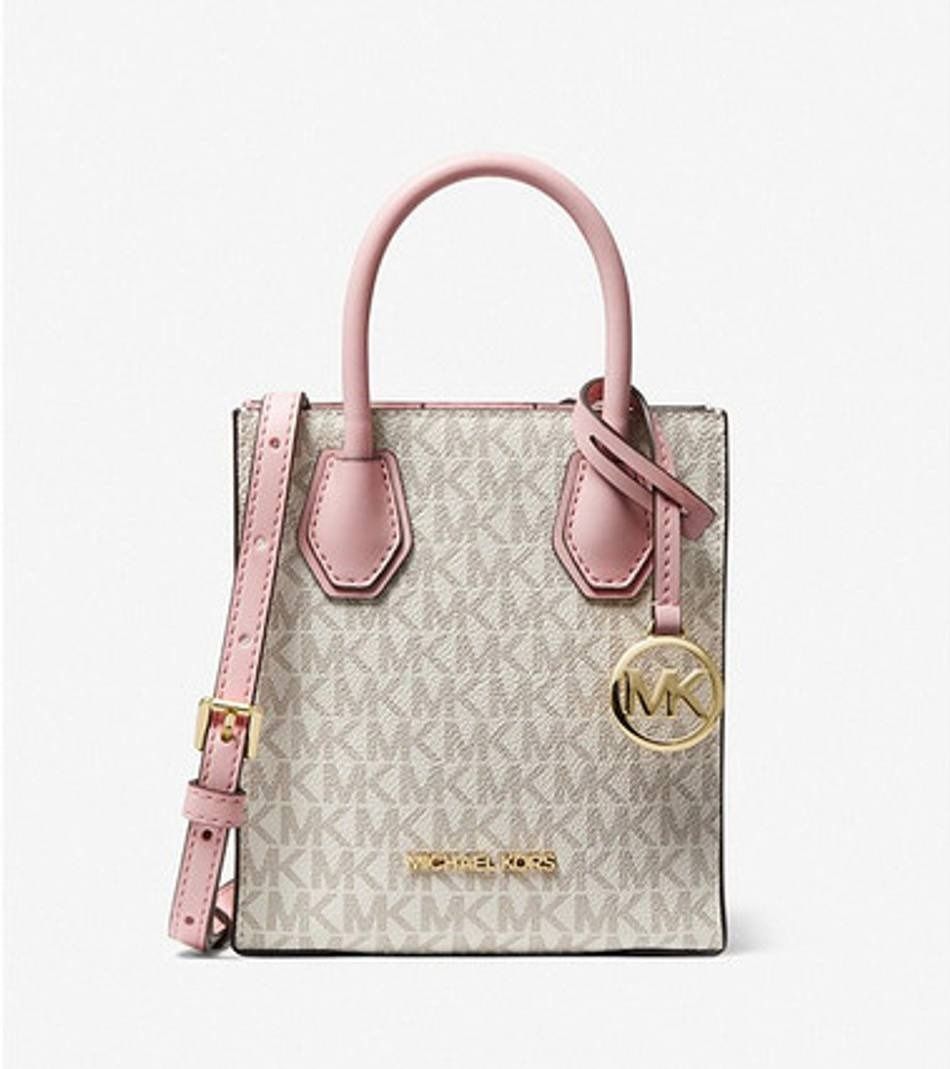 Red and black on sale michael kors bag