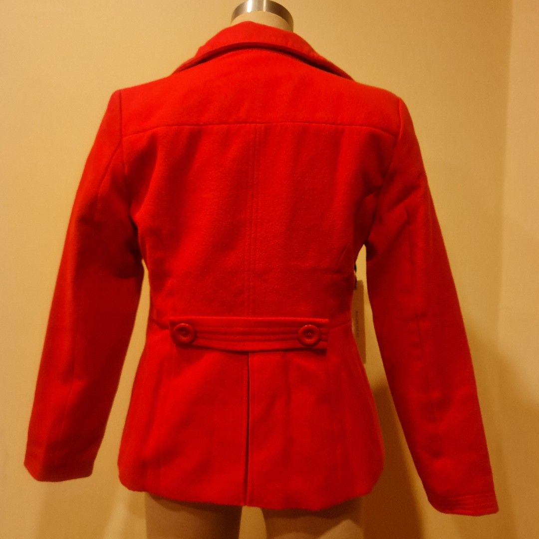 BNWT Red Jacket Blazer Trench for Spring Autumn