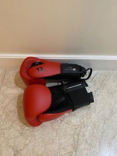 Boxing Gloves 100 - Red (12oz) , Decathlon