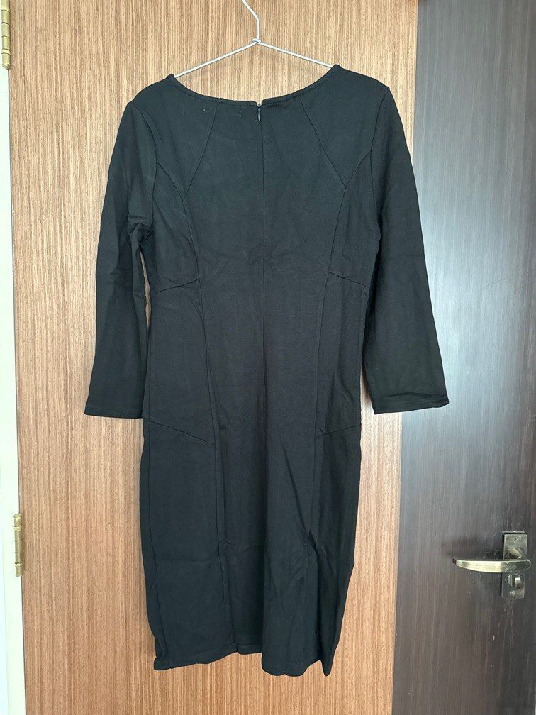 Brand new Forever 21 black knee length dress Women s Fashion Dresses Sets Dresses on Carousell