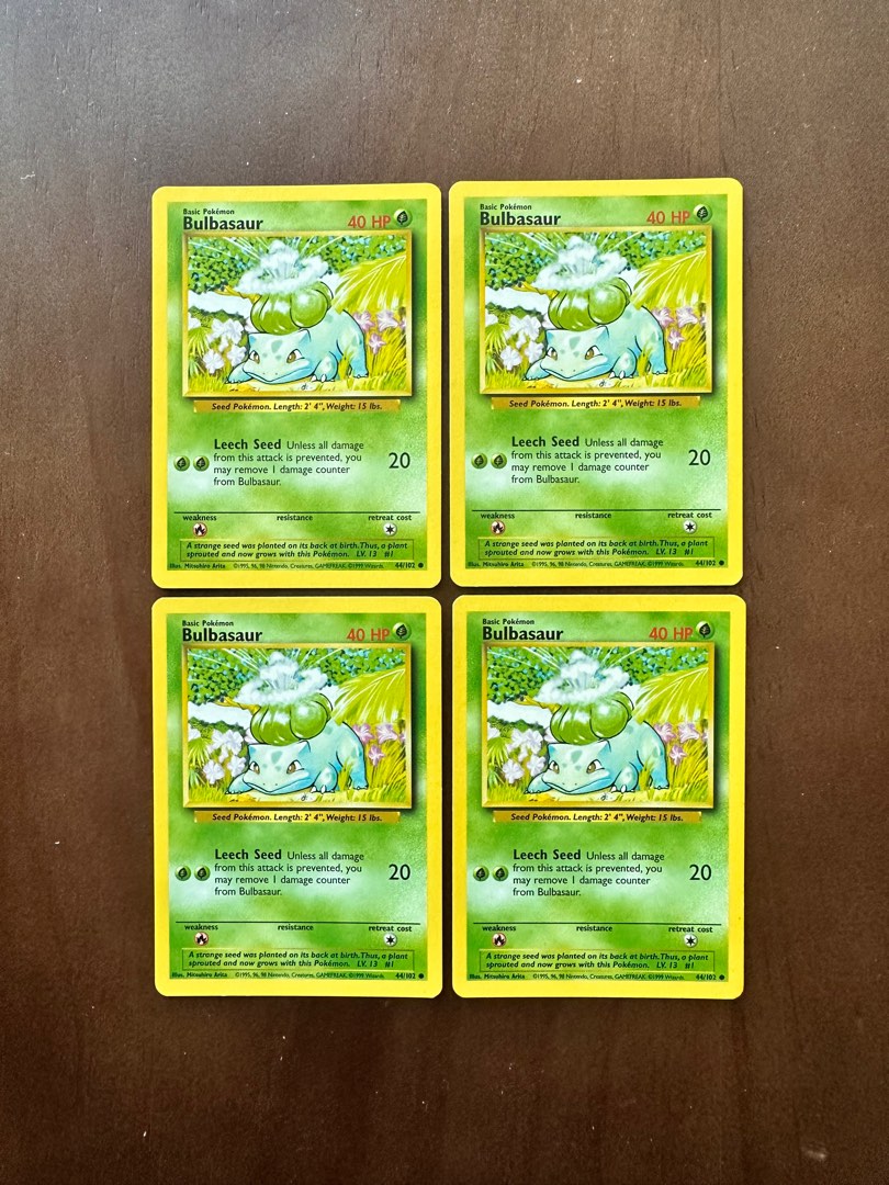 charmander pokemon card value 1995 001 BULBASAUR Pokémon Card Cut Art – Runic Cards