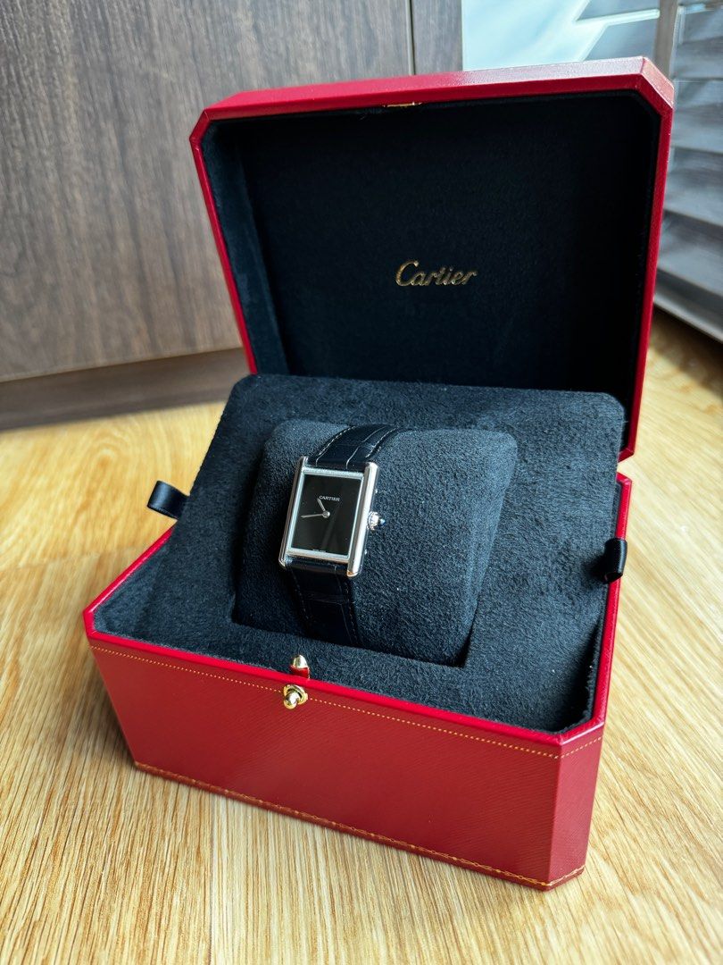 Cartier tank quartz discount movement