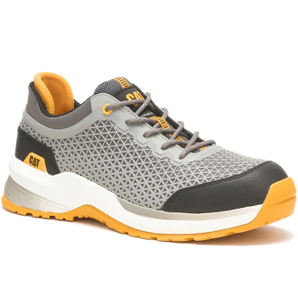 CATERPILLAR MEN S P91346 GREY STREAMLINE 2.0 COMPOSITE TOE WORK