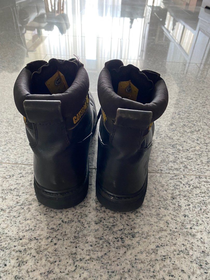 Caterpillar Steel Toe Boots Men s Fashion Footwear Boots on Carousell