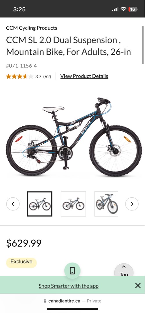CCM SL 2.0 dual suspension mountain bike Sports Bicycles on Carousell