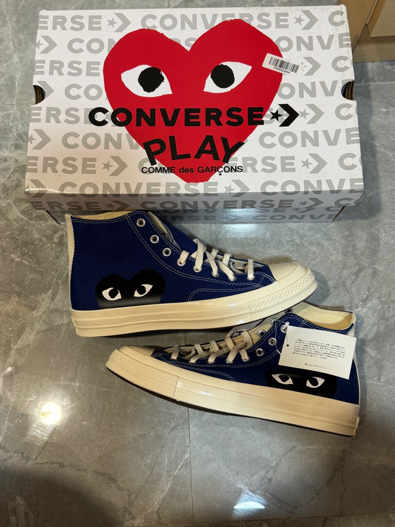 CDG Converse Chuck Taylor blue quartz Men s Fashion Footwear