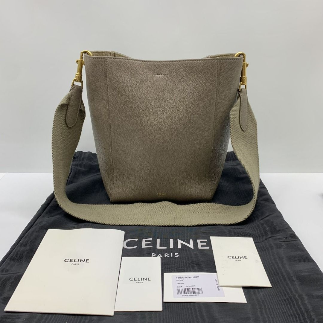 Celine sangle medium discount grey