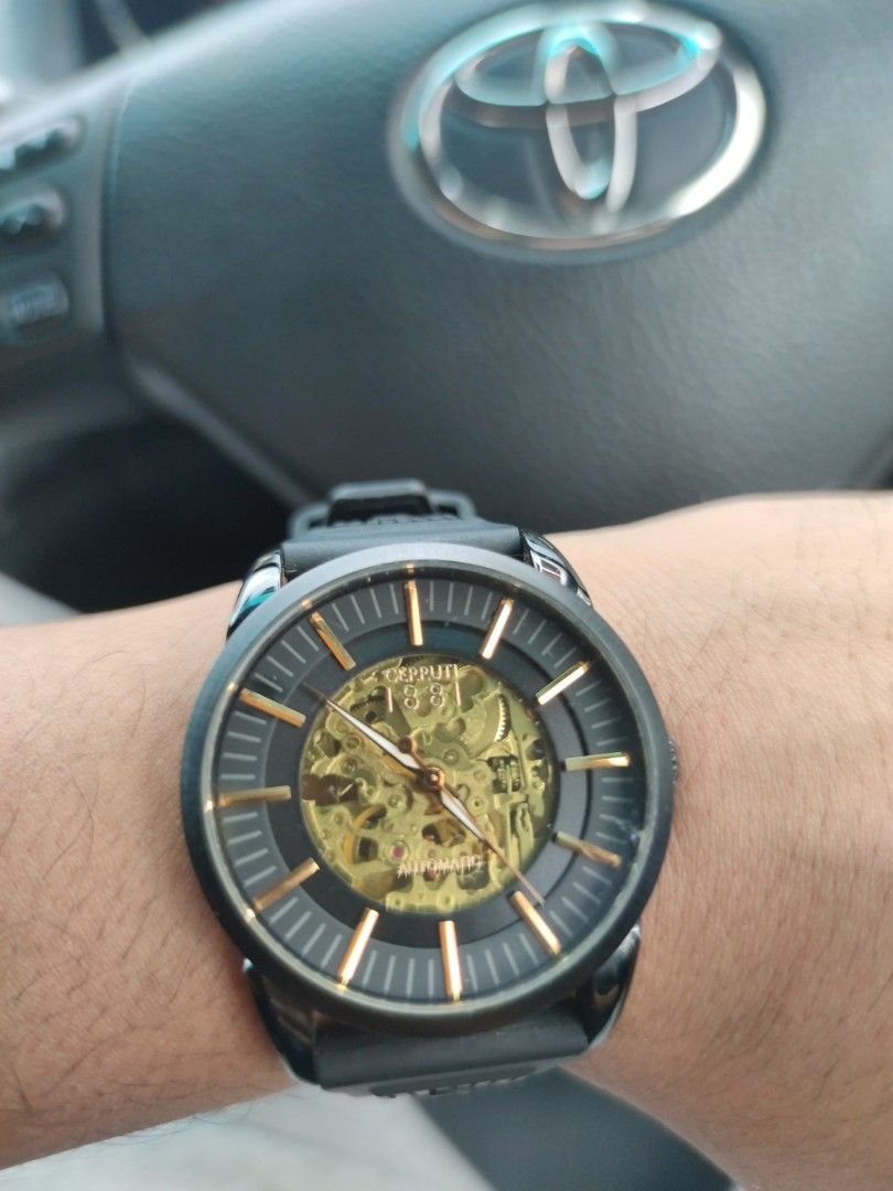 Cerruti 1881 Automatic Skeleton Watch Men s Fashion Watches