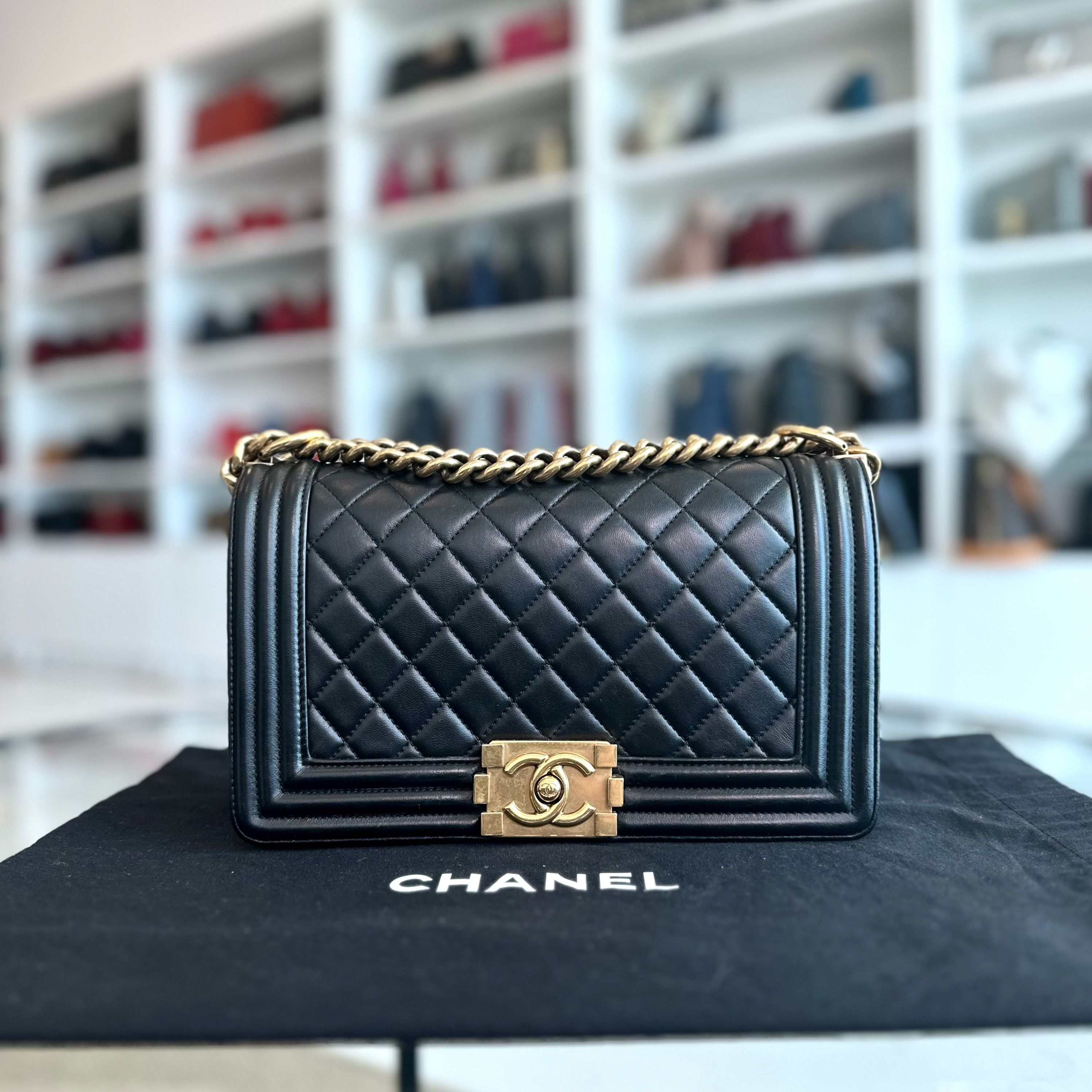 25cm chanel online boy bag