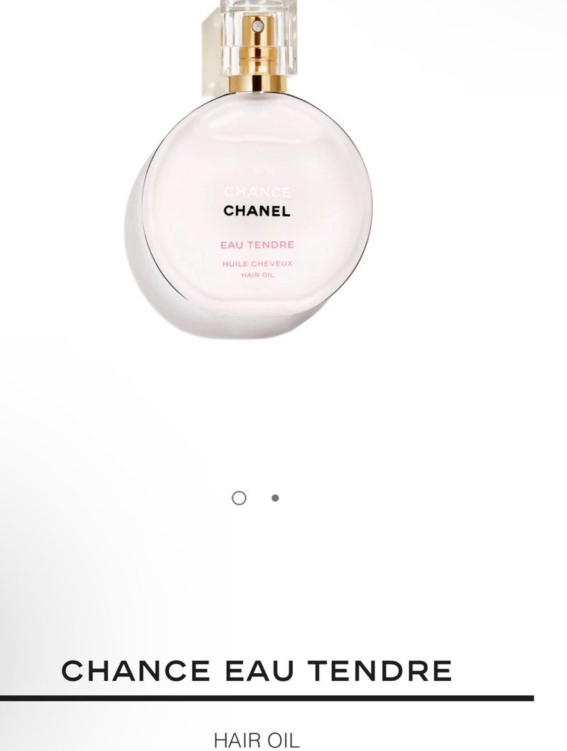 Chance eau tendre hair oil store