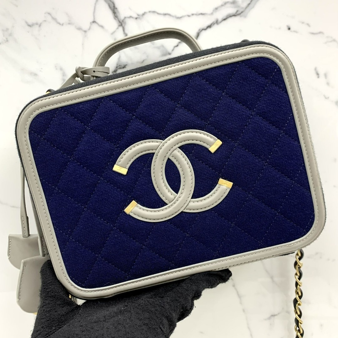 Red white and blue chanel bag on sale