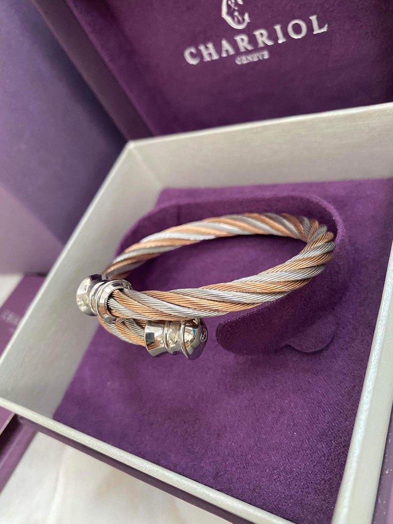 Charriol bangle two tone online