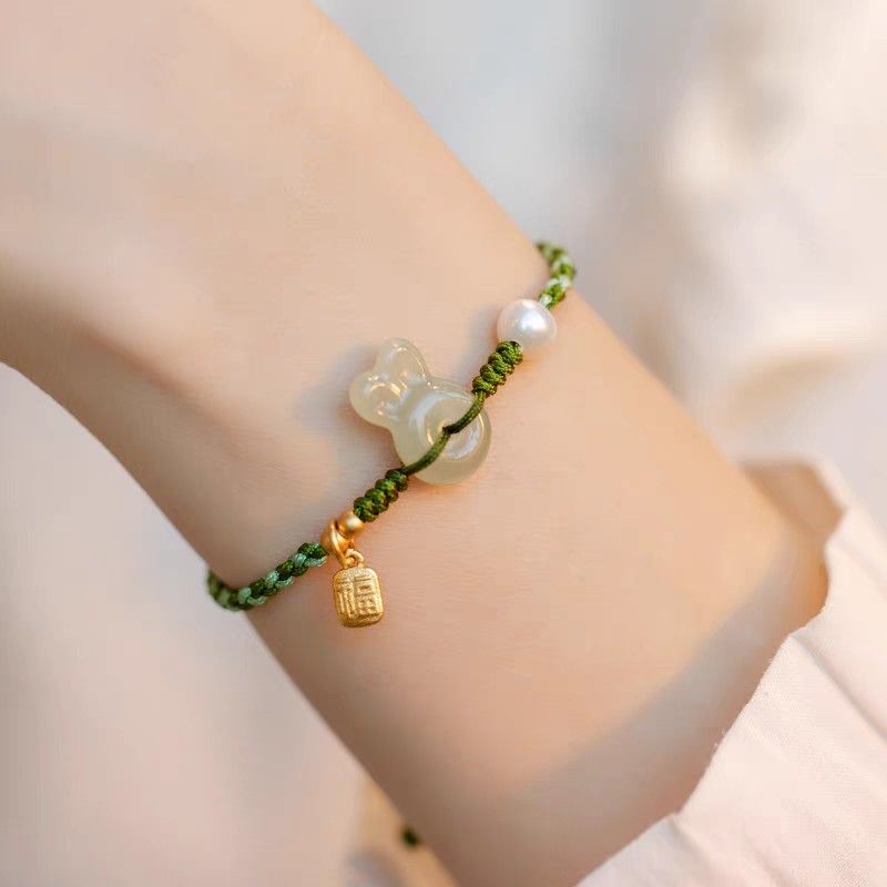 Natural Green Jade Bracelet With Chinese Hetian Jades Nephrite And Pumpkin  Beads Fine Jade Jewelry Accessory For Men And Women From Athenal, $22.09 |  DHgate.Com