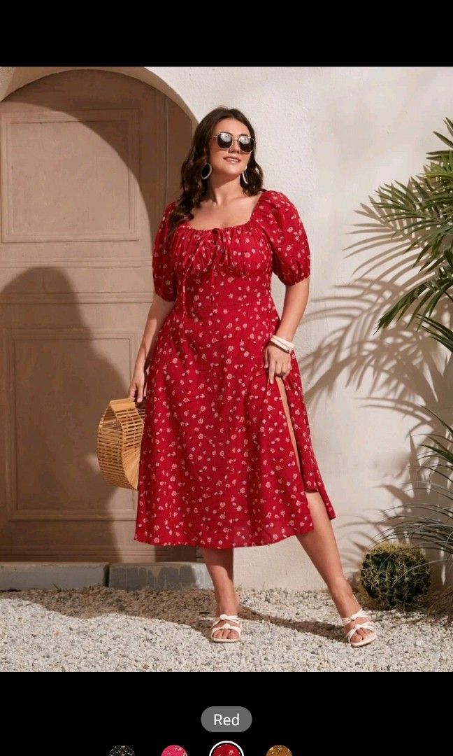 CNY Red Dress Uk18 UK 20 Women s Fashion Dresses Sets Dresses