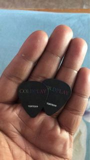 COLDPLAY GUITAR PICK GIVEN DURING CONCERT PH