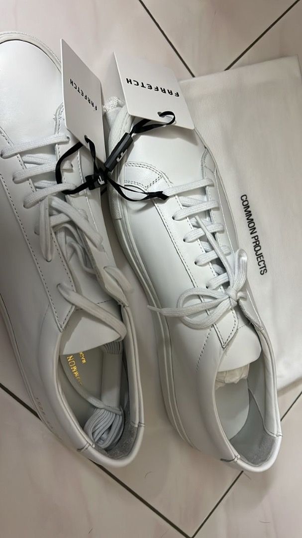 Common Projects Original Achilles Low Top Sneakers With Dust Bag