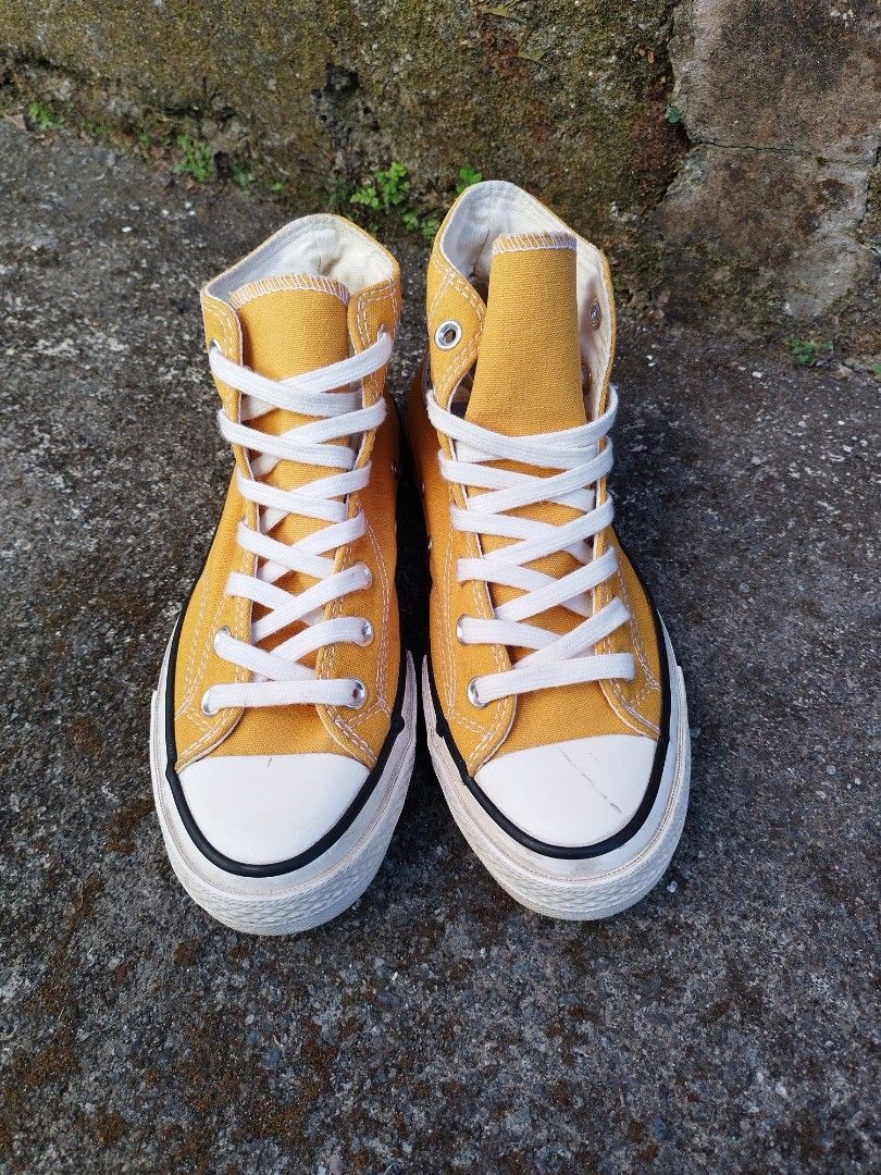 Converse 70s Hi Sunflower Men s Fashion Footwear Sneakers on Carousell