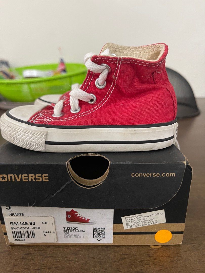 Converse infant sale size 6