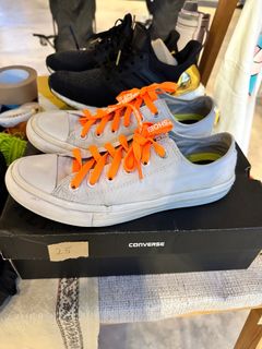 Converse with deals lunarlon orange