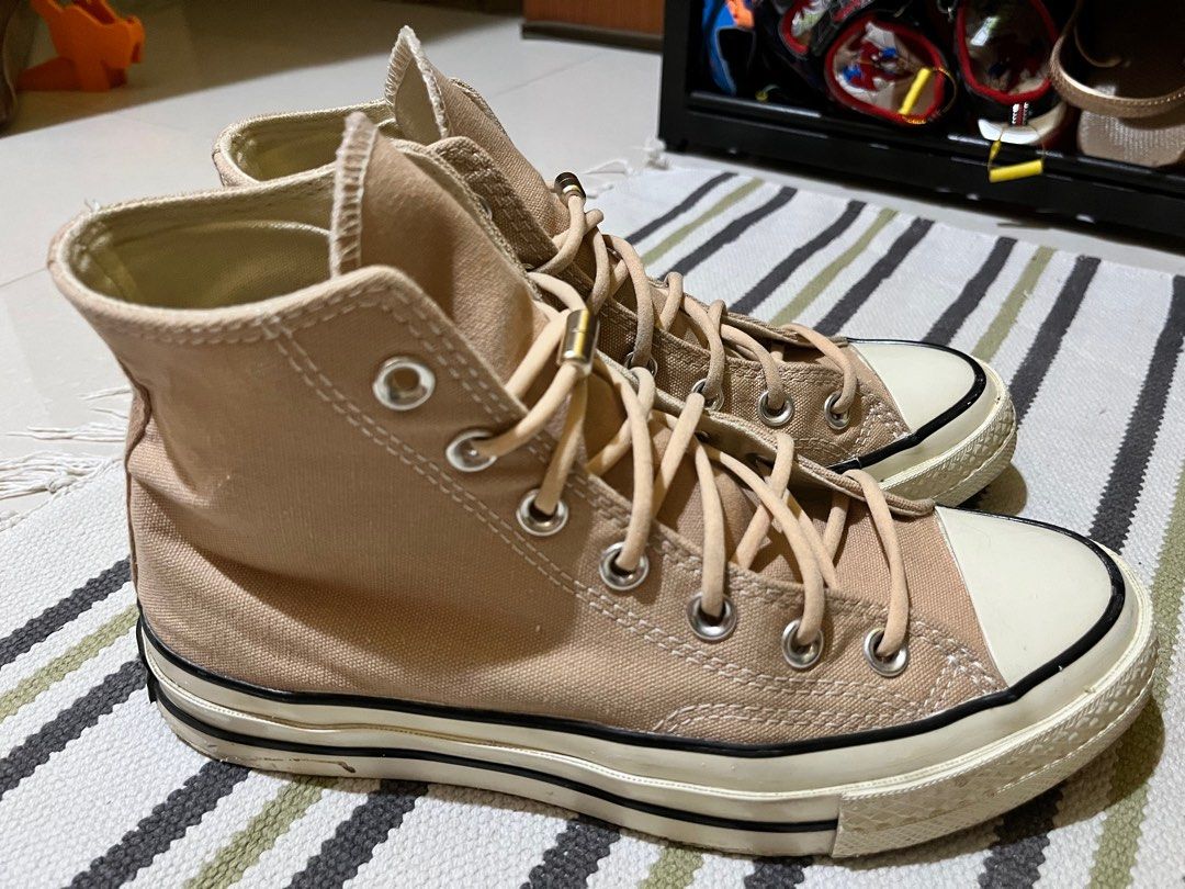 Tan converse sneakers hotsell