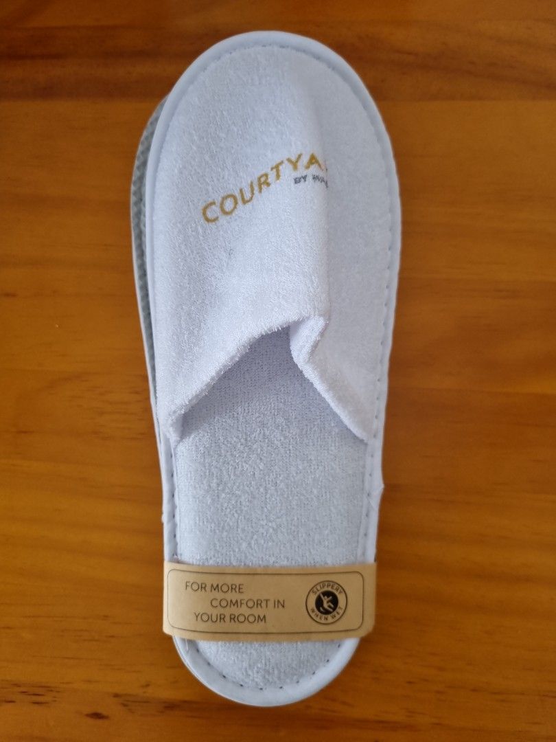 Courtyard Marriott Hotel Slippers Thick Everything Else on