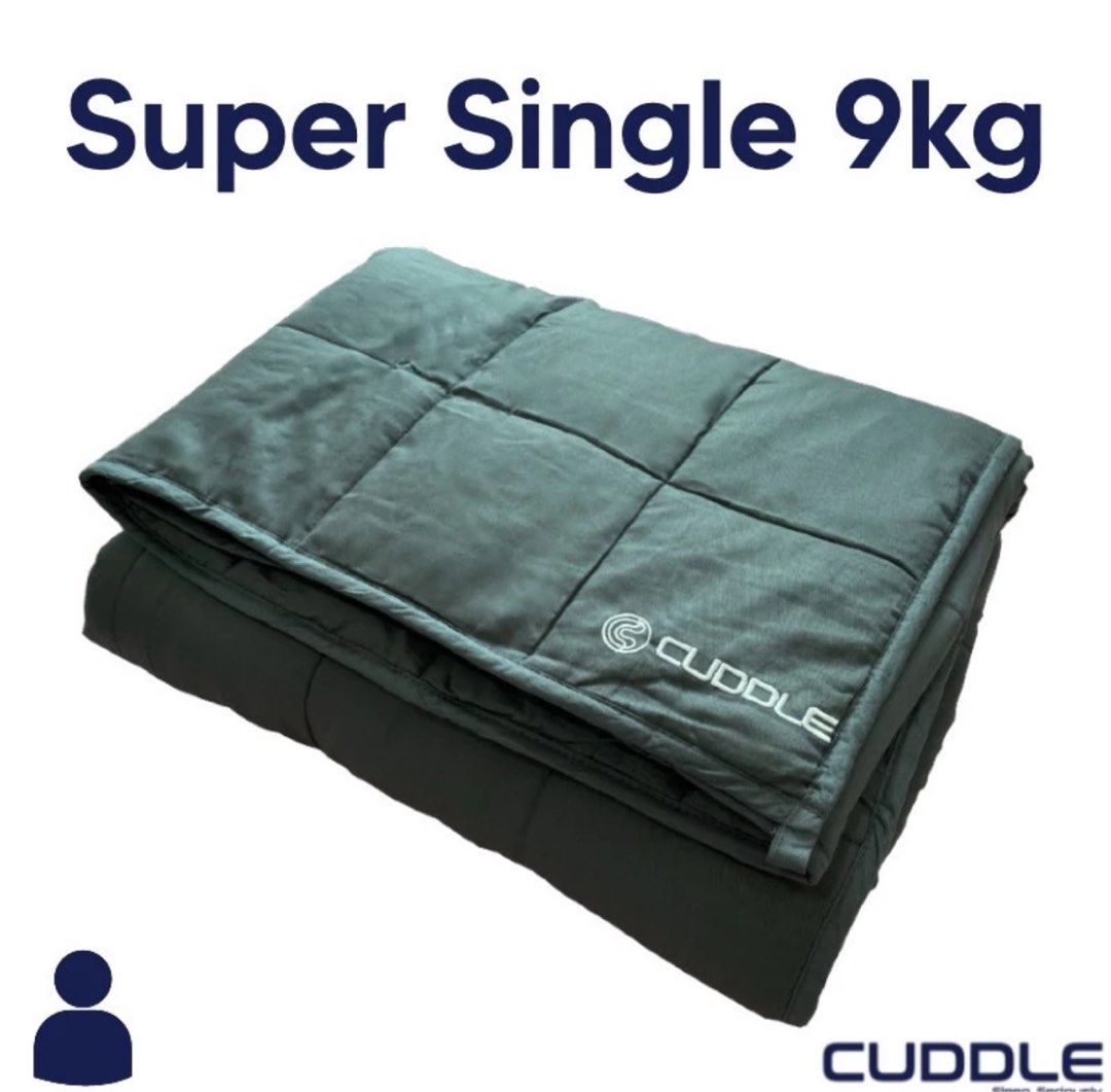 Cuddle 2.0 Weighted Blanket Super Single 9kg Lightly used