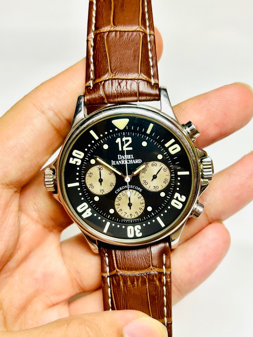 DANIEL JEANRICHARD Chronoscope Double Crown 43mm Automatic Watch