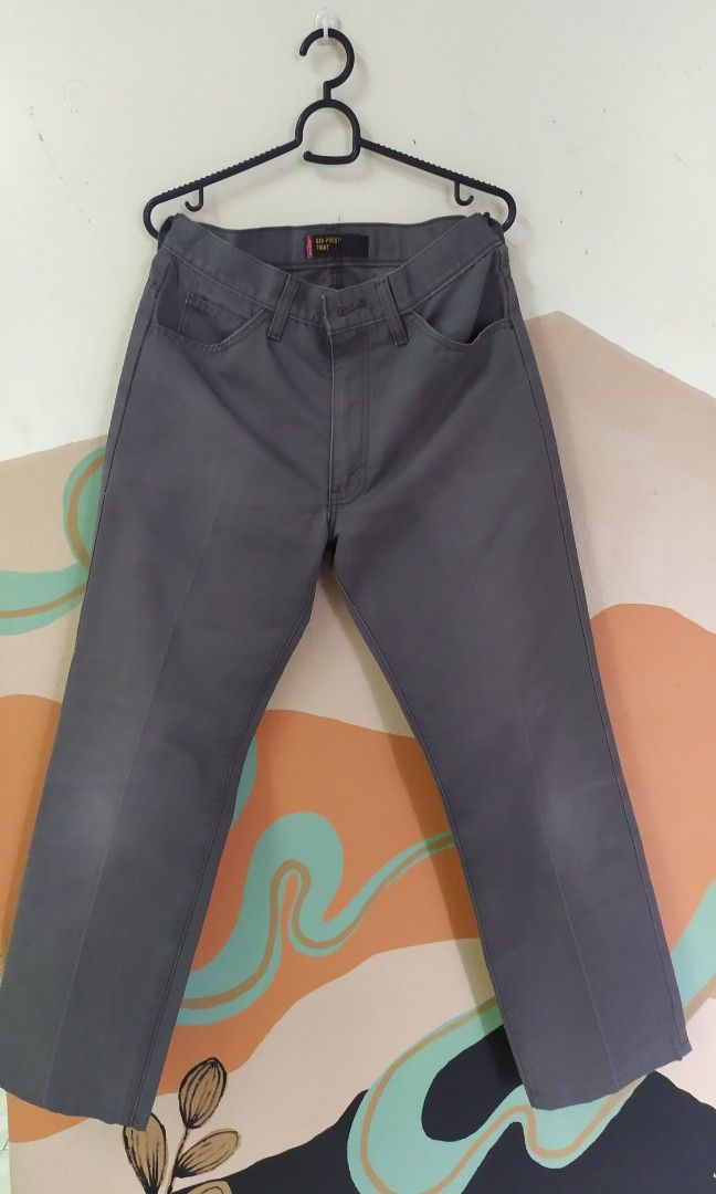 Dark grey levis sta prest tight Men s Fashion Bottoms Chinos on