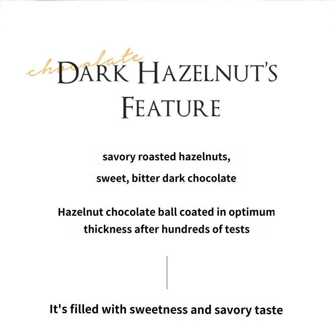 Dark/Milk Chocolate Hazelnut 20gx20pcs (Category: Packaged & Instant Food) located in Cainta. Submitted by shopchelonline (Listing ID 1282280827, Image 2). Description: Dark/Milk Chocolate Hazelnut 20gx20pcs 🛒1,020.00 each(all in) + LSF 💎Pre-order - NO RUSH SHIPPING 💎Korea Pasabuy - NORMAL ETA ✅️PAPAGO 💎Colors may vary due to lighting. 💎Availability and price may vary 💎The outer case/box is simply for protecting goods. (Damages such as scra