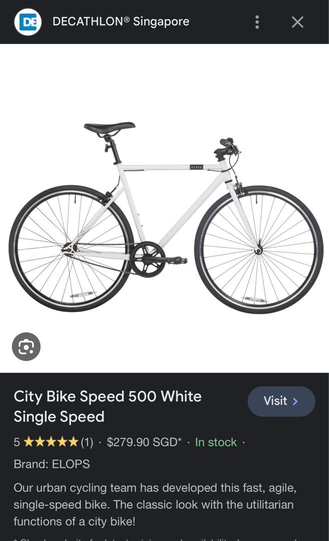 Decathlon single speed 500 best sale