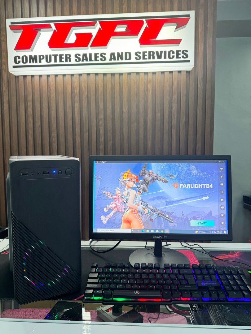 Desktop Set i3 3rd Gen 3.4ghz (Category: Desktops) located in Quezon City. Submitted by ayagilcerezo (Listing ID 1282202971, Image 1). Description: Desktop Set Can Run Valorant, Farlight84 Php6,500 Quick specs: intel core i3-3240 3.4ghz 8gb ram, 120gb SSD, 500gb HDD NVIDIA Geforce GT520 1gb Ready to use 3Months Store Warranty (System Unit) 1yr Warranty (Monitor) 📍TGPC Computer 115 Luzon Avenue Quezon City Store Pick up COD within Metro Manila (S