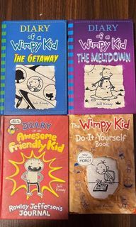 Diary of a Wimpy Kid Hardcover (Books 11&12), Diary of An Awesome Friendly Kid & Do It Yourself Book