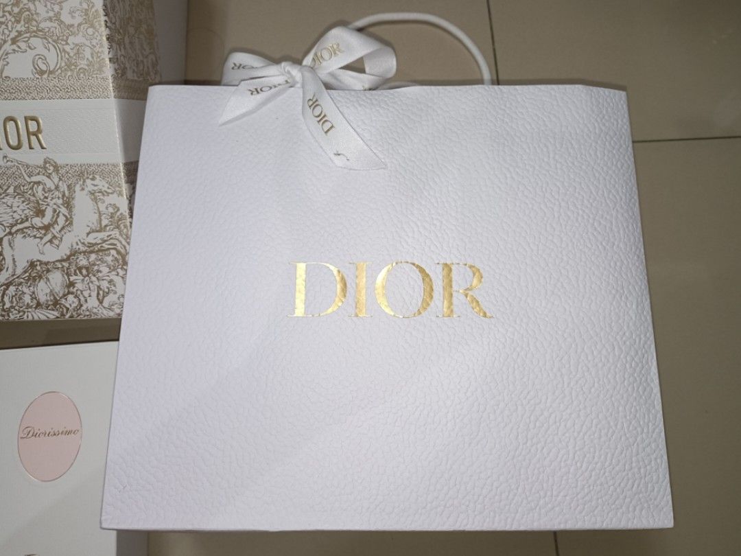 Dior Christmas Edition Box and Paper Bag (Category: Luxury Accessories) located in Pasay City. Submitted by littlesecrets.sh (Listing ID 1282373980, Image 2). Description: Dior Christmas Edition Box and Paper Bag with Diorissimo box.
