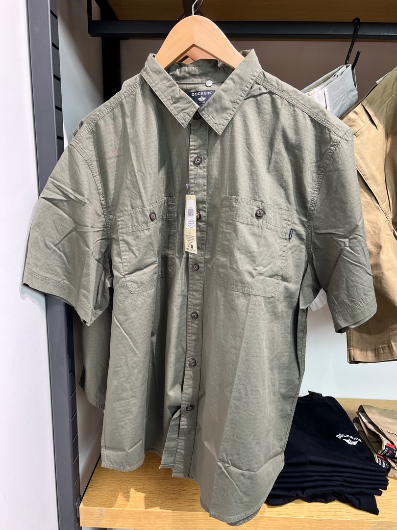 Dockers short sleeve button down shirts store