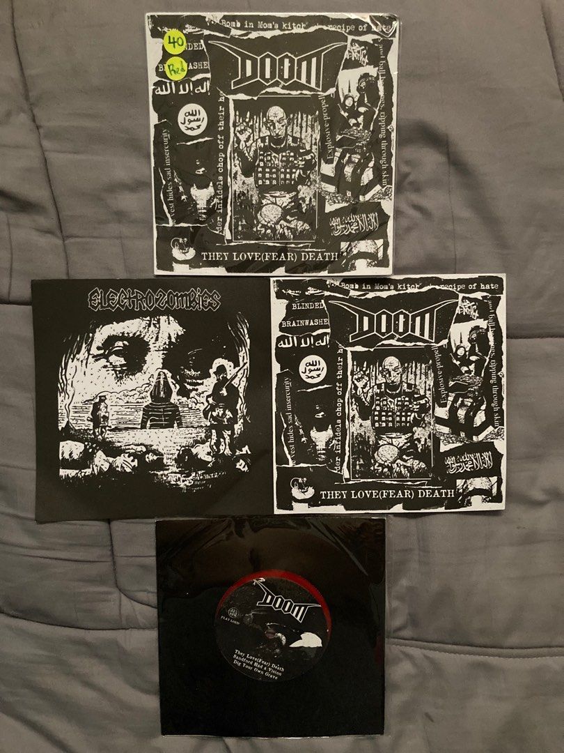 Doom & Eletro Zombie Split LP (Category: Vinyls) located in Kuala Lumpur. Submitted by TakeMeToTheRiot (Listing ID 1282246368, Image 1). Description: Red 7inch LP New Tak sealed Good condition .