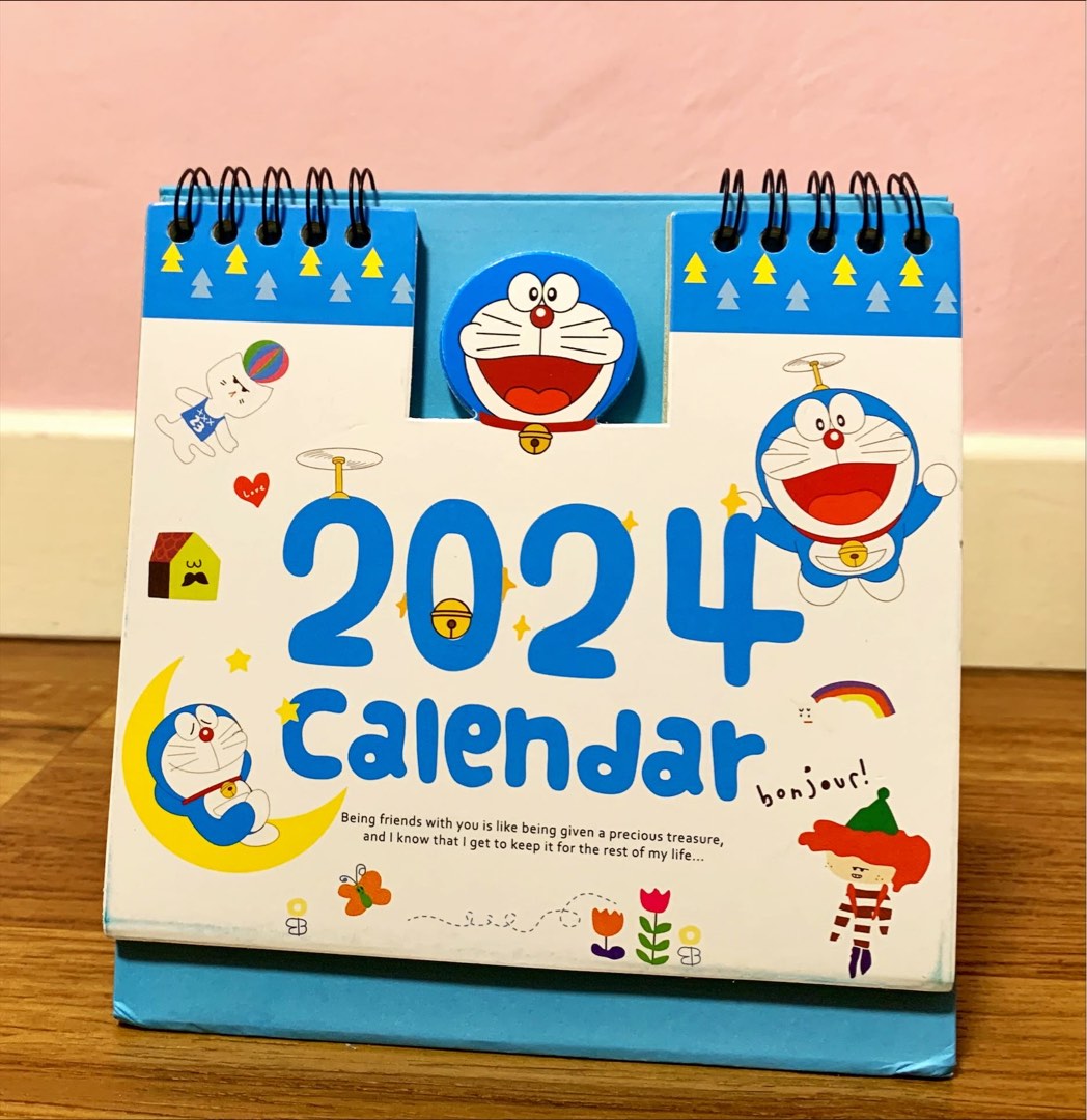 doraemon 2024 calendar, Hobbies & Toys, Stationery & Craft, Other