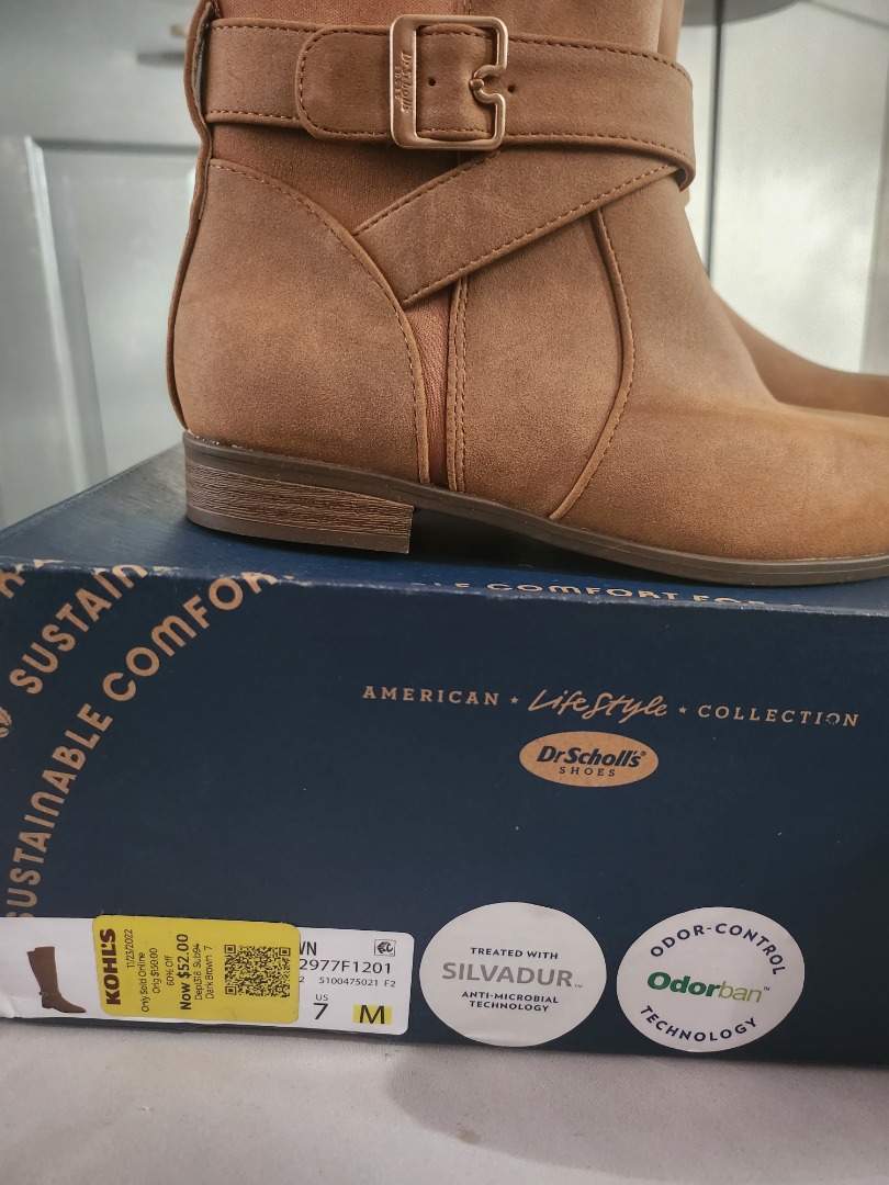 Dr scholl's leather shop boots