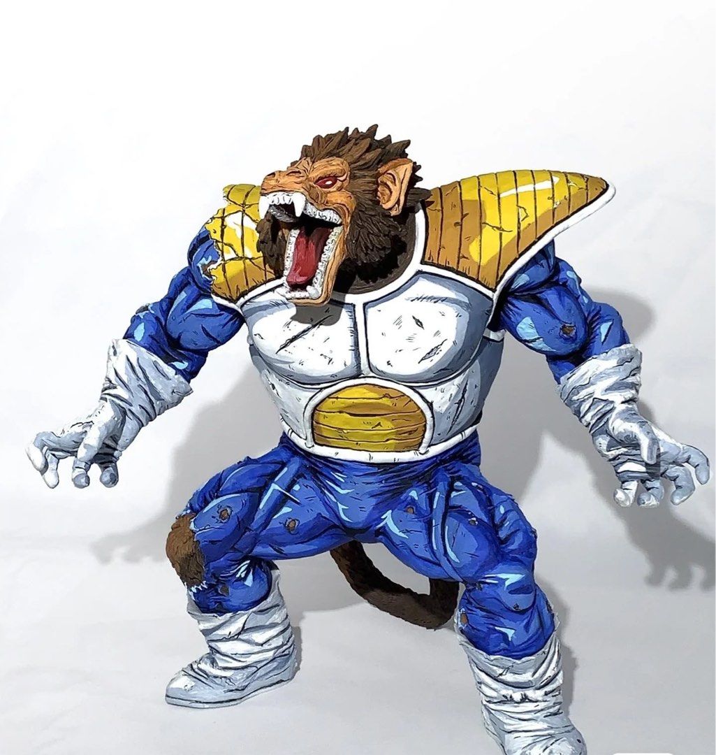 Dragon Ball Goku Anime Coating Comic Color Effect Figure Model Great Ape,  Hobbies & Toys, Toys & Games on Carousell