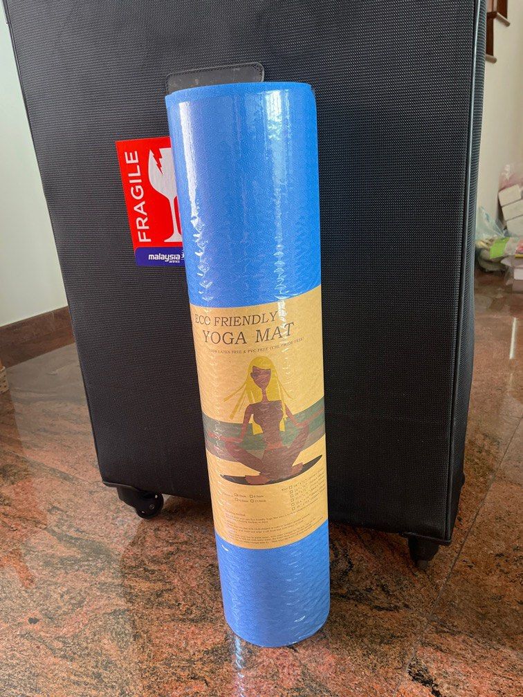 Eco Friendly Yoga Mat W60cm Sports Equipment Exercise