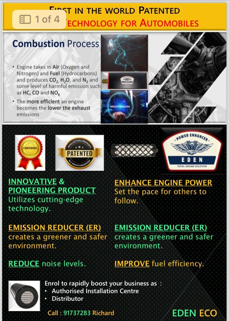 Emission Reduction Device, Car Accessories, Accessories on Carousell