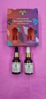 FABLE & MANE STRENGTH & SHINE HAIR OILING DUO