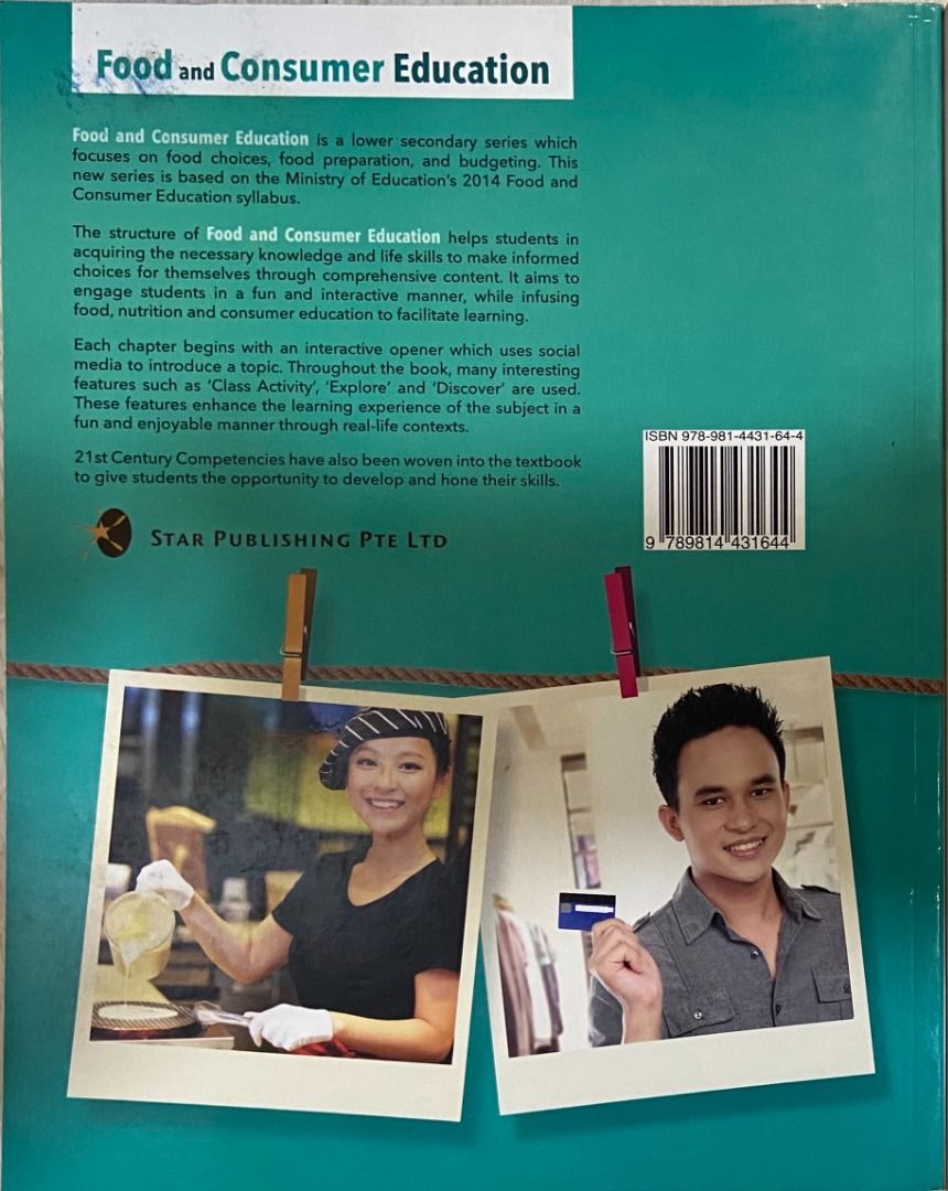 FCE Sec 1 / FCE Year 1 / FCE Secondary Textbook 1 / G3 G2 G1 / Food and ...