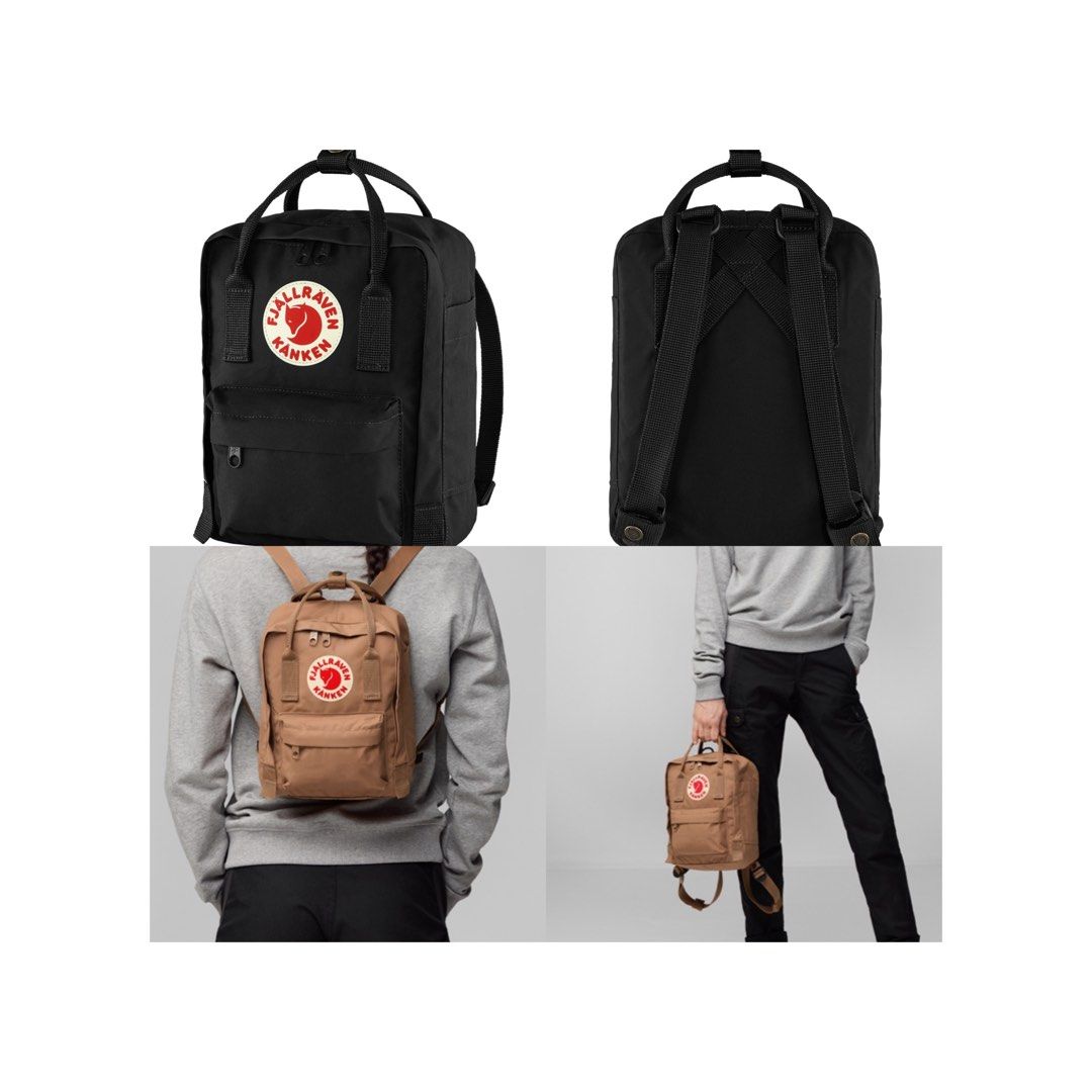 FJALLRAVEN Kånken Mini Backpack - BLACK