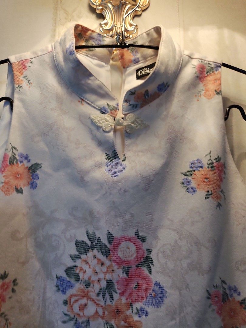 Floral cheongsam Dress, Women's Fashion, Dresses Sets, Dresses