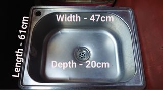 FOR SALE : STAINLESS KITCHEN SINK