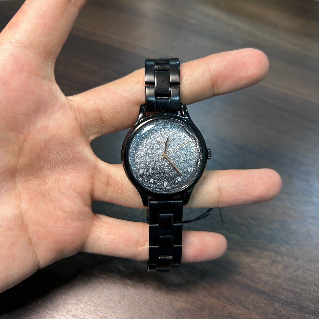 Fossil Lanley BQ3432 Black Special Dial Women Watch Women s